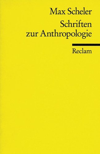 Stock image for Schriften zur Anthropologie. for sale by LeLivreVert