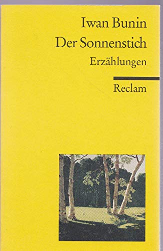 Imagen de archivo de Der Sonnenstich: Erzhlungen a la venta por medimops