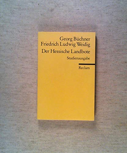 9783150094860: Der Hessische Landbote