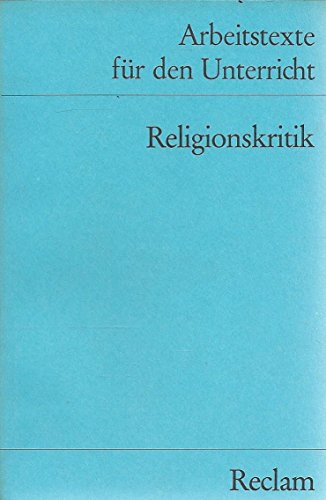 Beispielbild fr Religionskritik zum Verkauf von medimops