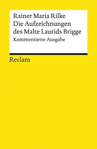 9783150096260: Die Aufzeichnungen Des Malte Laurids Brigge