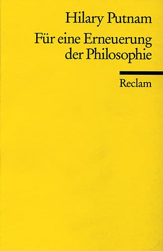 Imagen de archivo de Fr eine Erneuerung der Philosophie a la venta por medimops