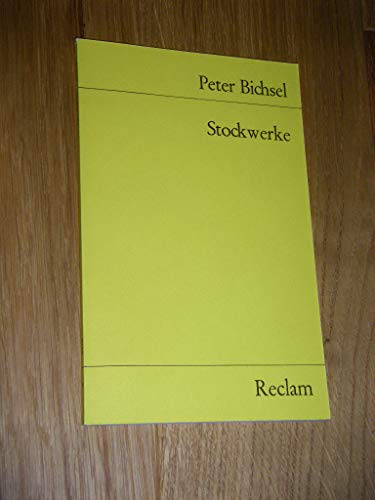 Beispielbild für STOCKWERKE Prosa zum Verkauf von German Book Center N.A. Inc.