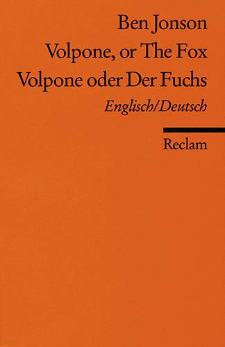 Imagen de archivo de Volpone or The Fox /Volpone oder Der Fuchs: Engl. /Dt a la venta por medimops