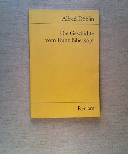 Imagen de archivo de DIE GESCHICHTE VON FRANZ BIBERKOPF Hrspiel a la venta por German Book Center N.A. Inc.