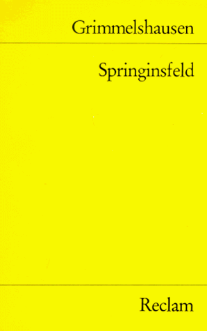 Beispielbild fr DER SELTZAME SPRINGINSFELD zum Verkauf von German Book Center N.A. Inc.