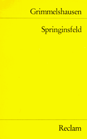 9783150098141: Der Seltzame Springinsfeld (German Edition)