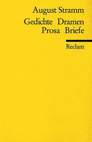 Beispielbild fr Gedichte, Dramen, Prosa, Briefe zum Verkauf von medimops