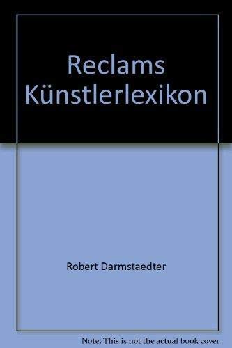 Reclams Künstlerlexikon.