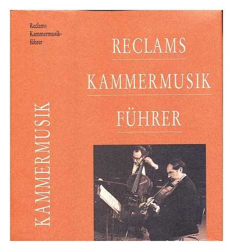 Imagen de archivo de Reclams Kammermusikfhrer a la venta por medimops