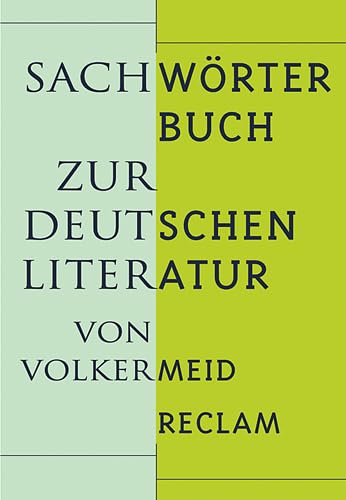 9783150104590: Sachwrterbuch zur deutschen Literatur