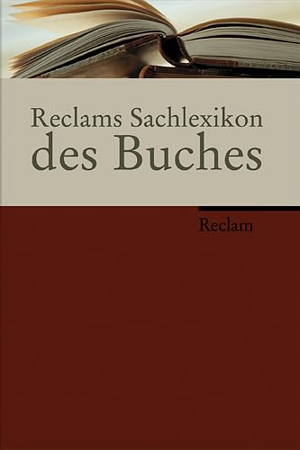 9783150105429: Reclams Sachlexikon des Buches