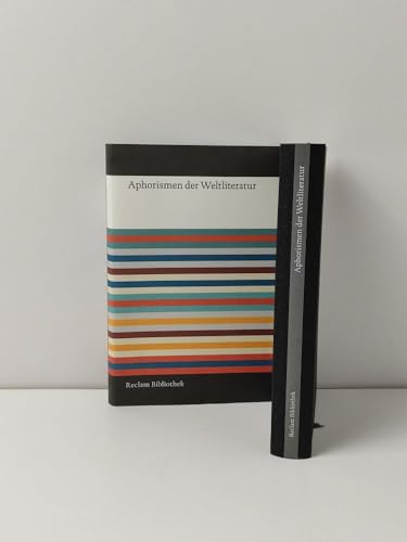 Aphorismen der Weltliteratur. - Spicker, Friedemann (Hrsg.)