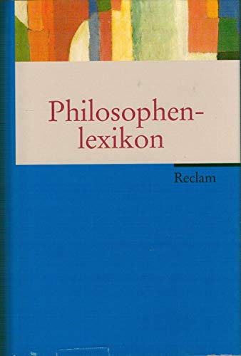 Stock image for Philosophenlexikon for sale by medimops