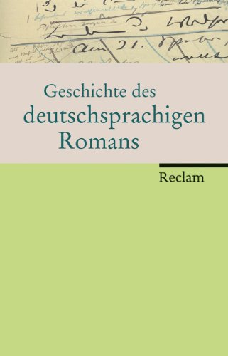 Stock image for Geschichte des deutschsprachigen Romans