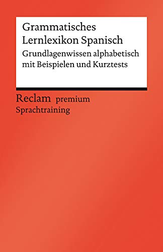 Stock image for Grammatisches Lernlexikon Spanisch for sale by Blackwell's