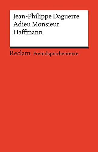 Beispielbild fr Adieu Monsieur Haffmann: Franz�sischer Text mit deutschen Worterkl�rungen. Niveau B1 (GER) zum Verkauf von Chiron Media