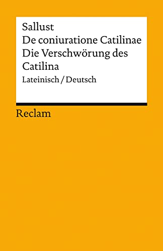 9783150141700: De coniuratione Catilinae / Die Verschwrung des Catilina: Lateinisch/Deutsch: 14170