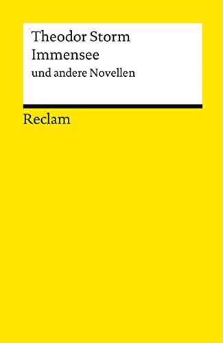 9783150143278: Immensee und andere Novellen