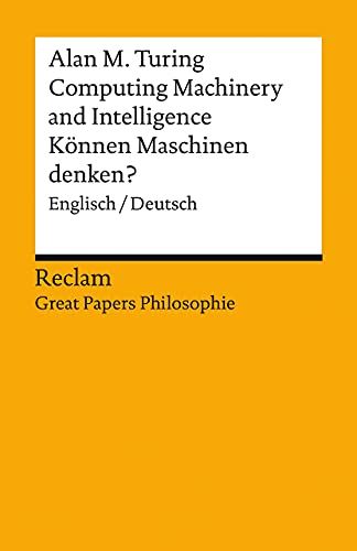 Imagen de archivo de Computing Machinery and Intelligence / Knnen Maschinen denken? a la venta por GreatBookPrices