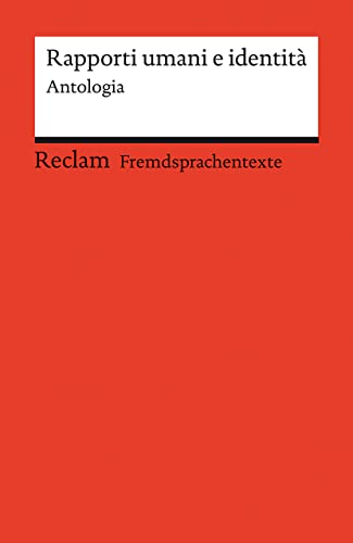 Beispielbild fr Rapporti umani e identit. Antologia zum Verkauf von GreatBookPrices