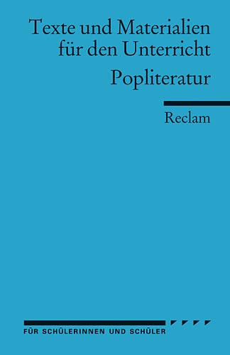 9783150150535: Pop-Literatur