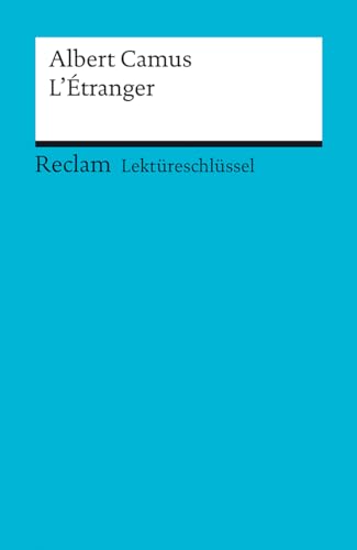 9783150153574: L'Etranger. Lektreschlssel fr Schler: 15357