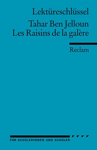 9783150153819: LES RAISINS DE LA GAL?RE. LEKT RESCHL SS