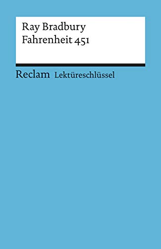 Beispielbild fr Lektreschlssel zu Ray Bradbury: Fahrenheit 451 zum Verkauf von medimops