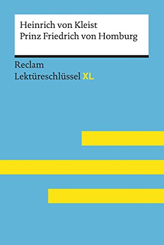 Beispielbild fr Lektreschlssel XL. Heinrich von Kleist: Prinz Friedrich von Homburg -Language: german zum Verkauf von GreatBookPrices