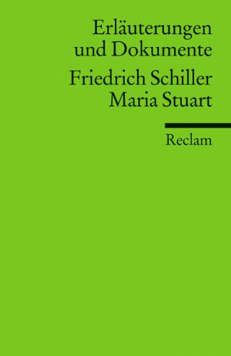 FRIEDRICH SCHILLER, MARIA STUART. - Grawe, Christian