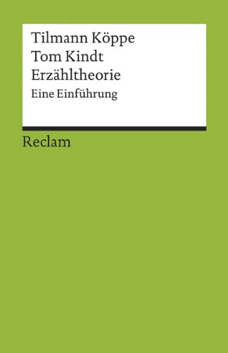 Beispielbild fr Erzhltheorie: Eine Einfhrung zum Verkauf von medimops