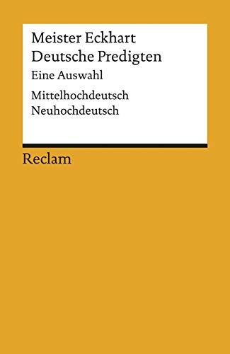 9783150181171: Deutsche Predigten: Mittelhochdeutsch/Neuhochdeutsch: 18117