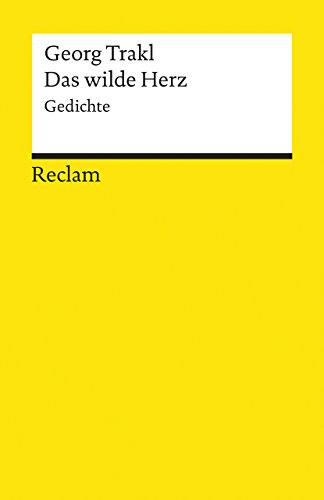 FÃ¼nfzig Gedichte (9783150181324) by Georg Trakl