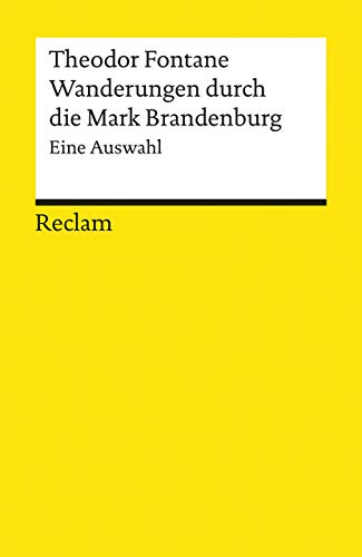 Beispielbild fr Wanderungen durch die Mark Brandenburg: Eine Auswahl zum Verkauf von medimops