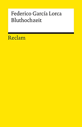 9783150181843: Bluthochzeit: Tragdie in drei Akten und sieben Bildern: 18184