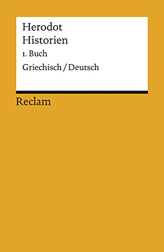 Beispielbild fr Historien: 1. Buch. Griech. /Dt. zum Verkauf von medimops