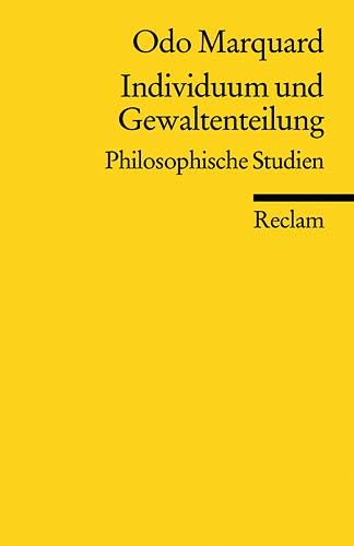 Imagen de archivo de Individuum und Gewaltenteilung -Language: german a la venta por GreatBookPrices