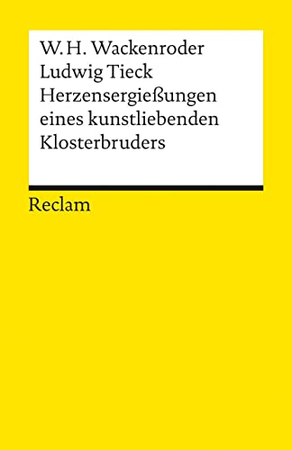 9783150183489: Herzensergiessungen Eines Kunstliebenden Klosterbruders: 18348