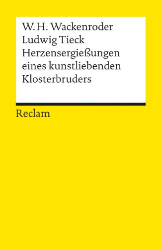 Imagen de archivo de Herzensergieungen eines kunstliebenden Klosterbruders -Language: german a la venta por GreatBookPrices