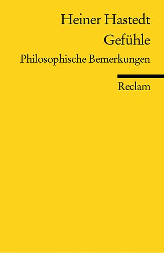 Imagen de archivo de Gefhle: Philosophische Bemerkungen a la venta por medimops