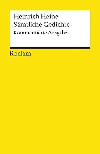 Imagen de archivo de Smtliche Gedichte.: Kommentierte Ausgabe a la venta por Revaluation Books