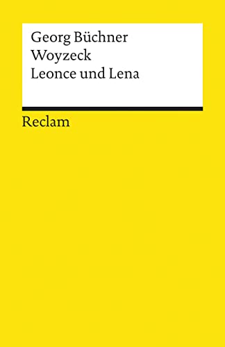 9783150184202: Woyzeck /Leonce und Lena: 18420