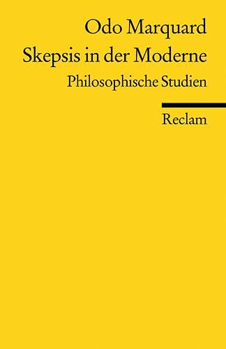 9783150185247: Skepsis in der Moderne: Philosophische Studien: 18524