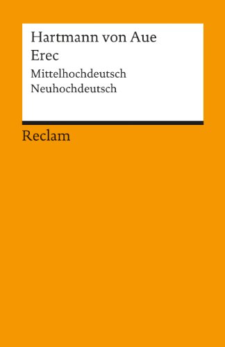 9783150185308: Erec: Mittelhochdt. /Neuhochdt.: 18530