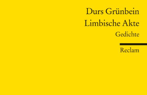 Beispielbild fr Limbische Akte: Gedichte zum Verkauf von medimops