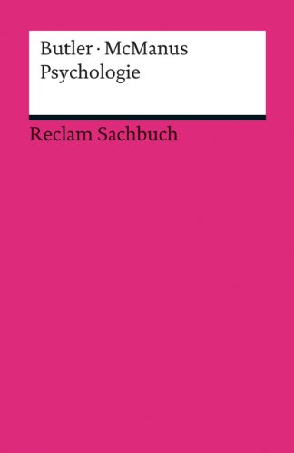 Psychologie: Eine EinfÃ¼hrung (9783150189139) by Butler, Gillian; McManus, Freda