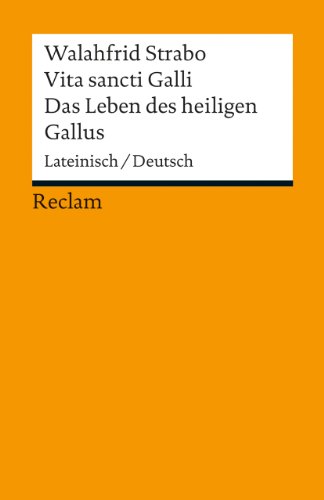 9783150189344: Vita sancti Galli / Das Leben des heiligen Gallus: Lateinisch/Deutsch