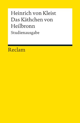 Beispielbild fr Das Kthchen von Heilbronn: oder die Feuerprobe. Studienausgabe zum Verkauf von medimops