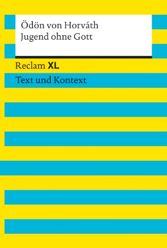 Beispielbild fr Jugend ohne Gott: Reclam XL - Text und Kontext zum Verkauf von medimops